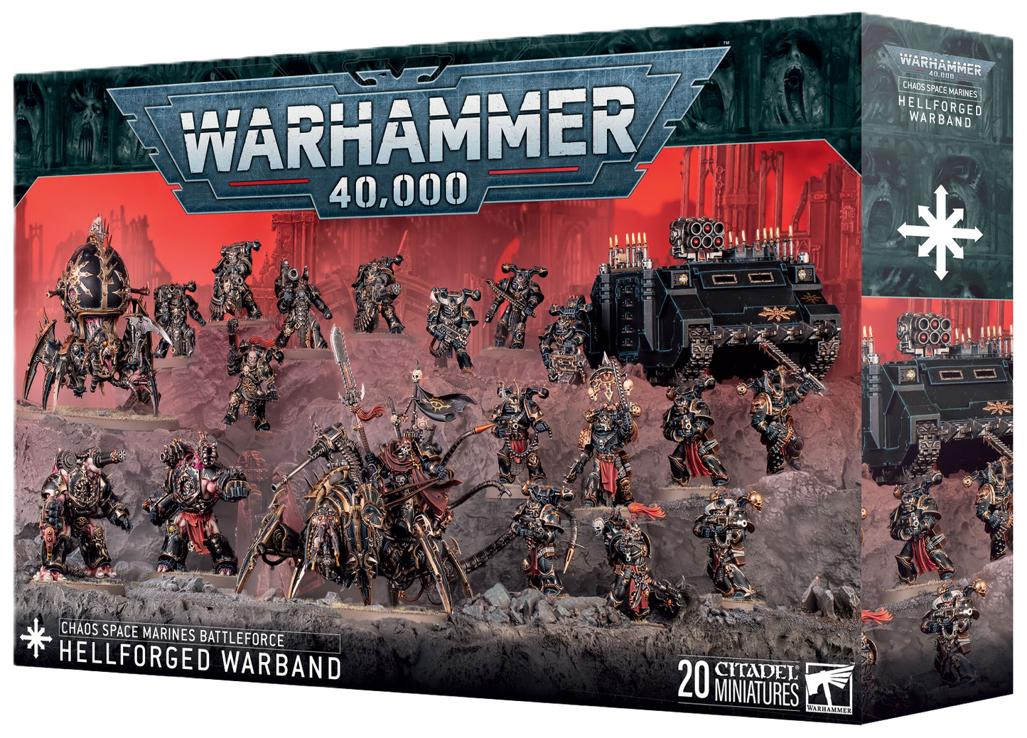 71-43 CHAOS SPACE MARINES: HELLFORGED WARBAND