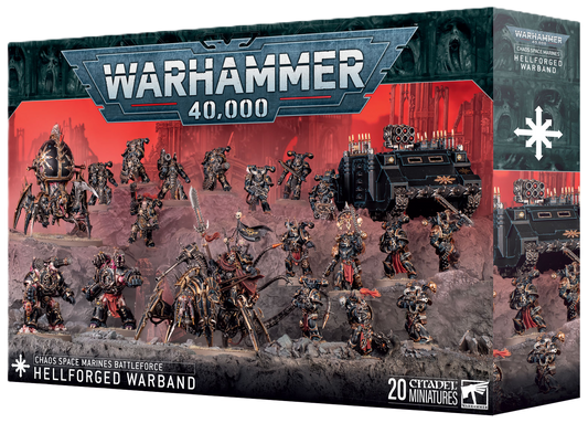 71-43 CHAOS SPACE MARINES: HELLFORGED WARBAND