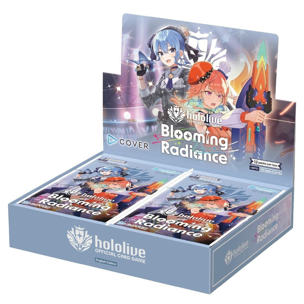 Hololive OFFICIAL CARD GAME hBP01e Blooming Radiance - Booster Box