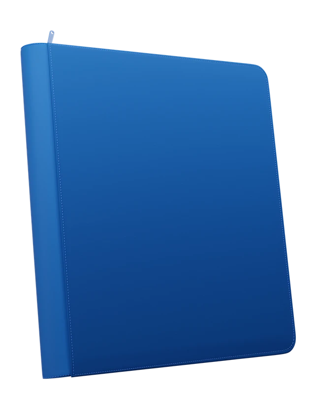 Stealth 12 Pocket Zip Binder - Blue