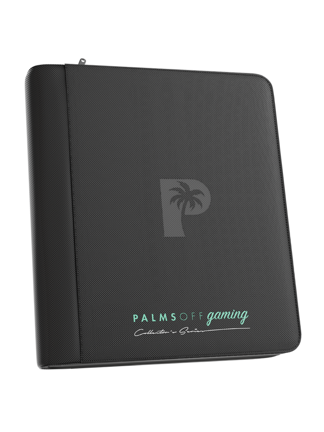 Collector's Series 4 Pocket Top Loader Zip Binder - Black