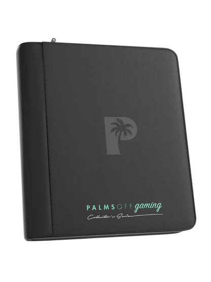Collector's Series 4 Pocket Top Loader Zip Binder - Black
