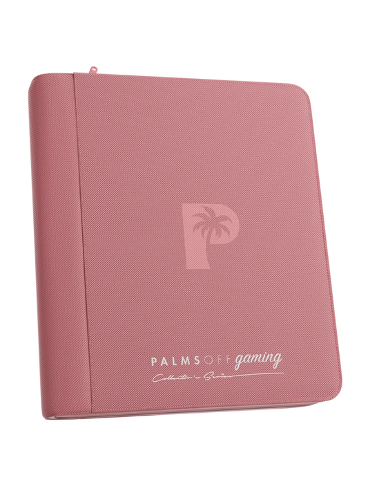 Collector's Series 4 Pocket Top Loader Zip Binder - Pink