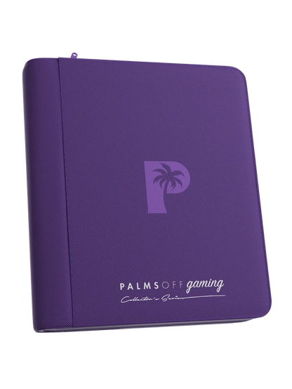 Collector's Series 4 Pocket Top Loader Zip Binder - Purple