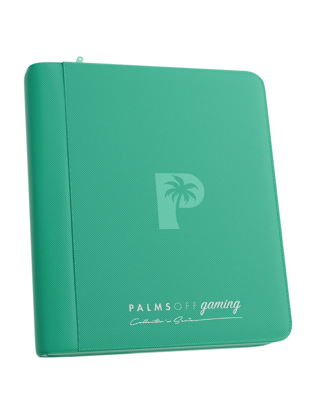 Collector's Series 4 Pocket Top Loader Zip Binder - Turquoise