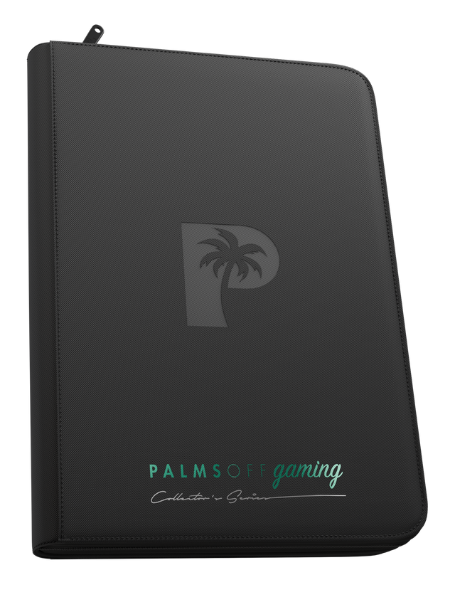 Collector's Series 9 Pocket Top Loader Zip Binder - Black