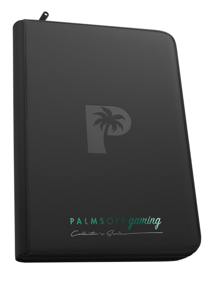 Collector's Series 9 Pocket Top Loader Zip Binder - Black