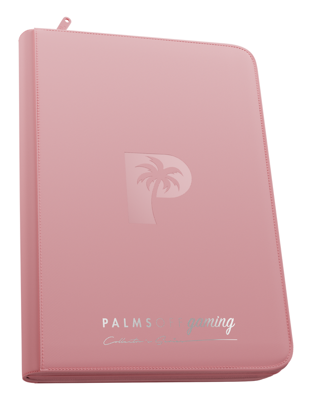 Collector's Series 9 Pocket Top Loader Zip Binder - Pink