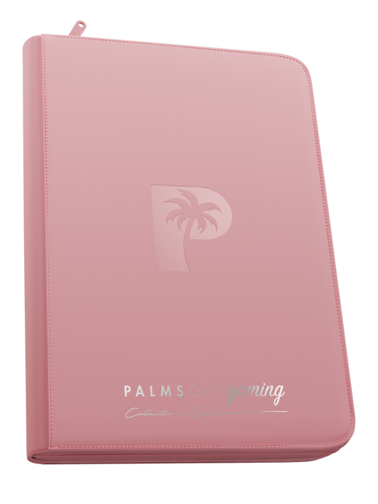 Collector's Series 9 Pocket Top Loader Zip Binder - Pink