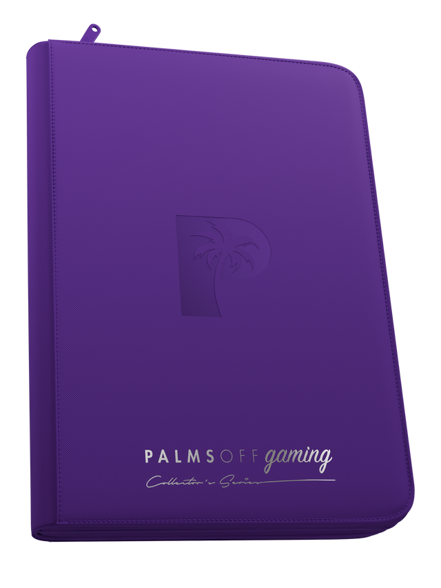 Collector's Series 9 Pocket Top Loader Zip Binder - Purple