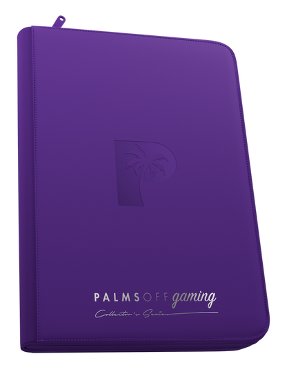 Collector's Series 9 Pocket Top Loader Zip Binder - Purple