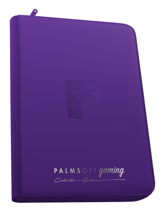Collector's Series 9 Pocket Top Loader Zip Binder - Purple