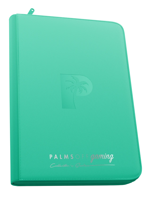 Collector's Series 9 Pocket Top Loader Zip Binder - Turquoise