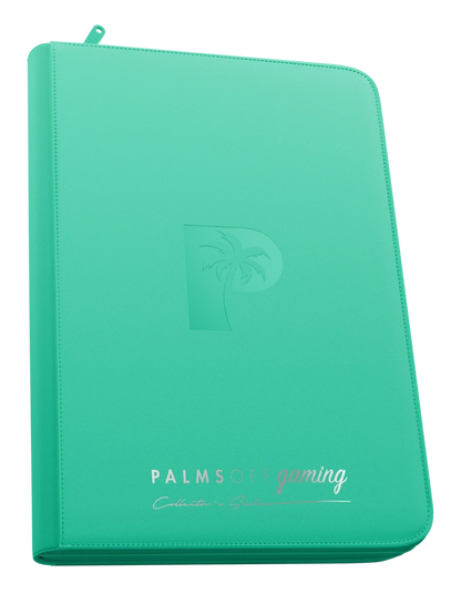 Collector's Series 9 Pocket Top Loader Zip Binder - Turquoise