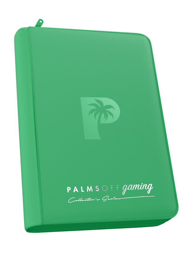 Collector's Series 4 Pocket Zip Binder - GREEN