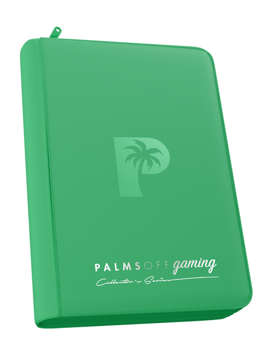Collector's Series 4 Pocket Zip Binder - GREEN