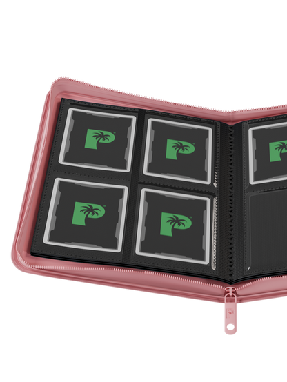 Collector's Series 4 Pocket Zip Binder - Pink