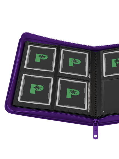 Collector's Series 4 Pocket Zip Binder - Purple