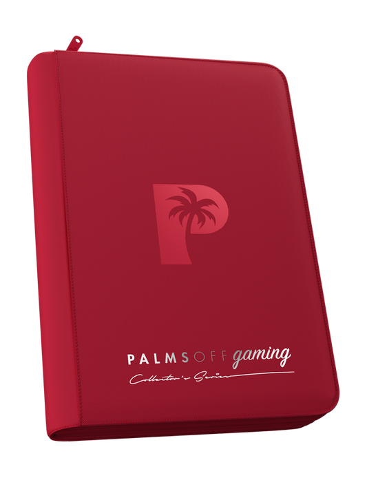 Collector's Series 4 Pocket Zip Binder - Red