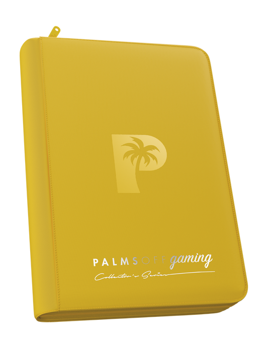 Collector's Series 4 Pocket Zip Binder - Yellow