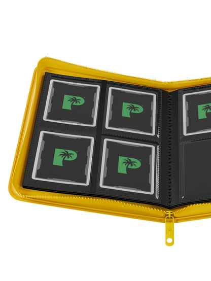 Collector's Series 4 Pocket Zip Binder - Yellow
