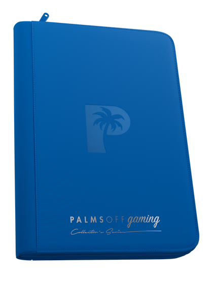 Collector's Series 9 Pocket Zip Binder - Blue