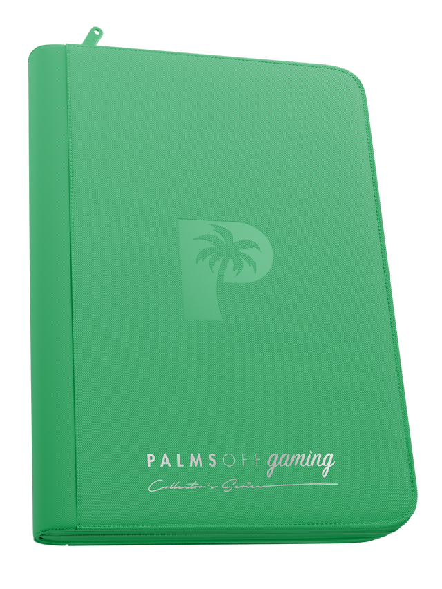 Collector's Series 9 Pocket Zip Binder - GREEN