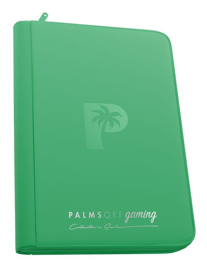 Collector's Series 9 Pocket Zip Binder - GREEN