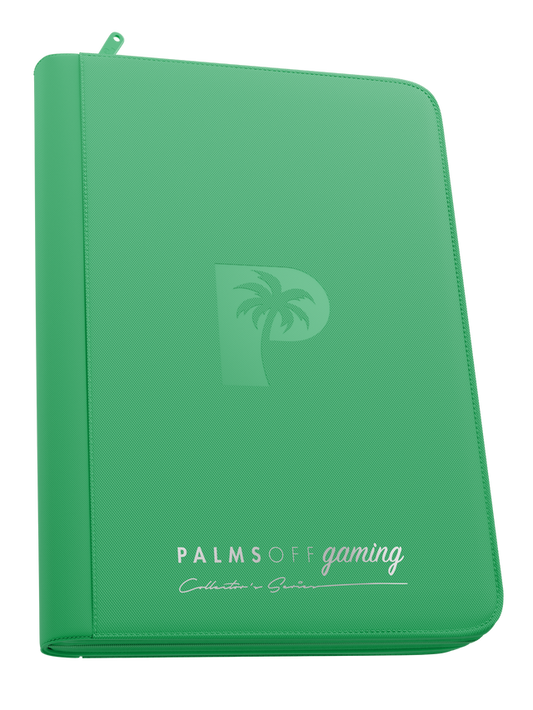 Collector's Series 9 Pocket Zip Binder - GREEN