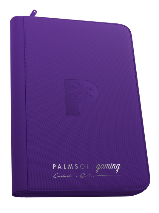 Collector's Series 9 Pocket Zip Binder - Purple