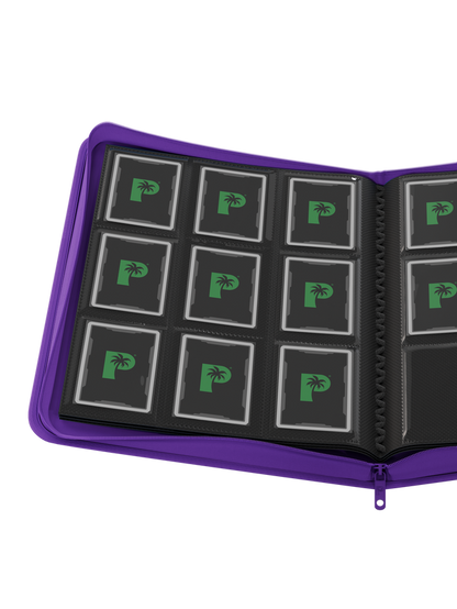 Collector's Series 9 Pocket Zip Binder - Purple