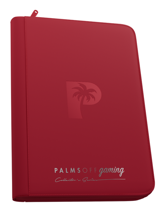 Collector's Series 9 Pocket Zip Binder - Red
