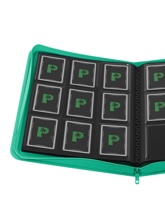 Collector's Series 9 Pocket Zip Binder - Turquoise