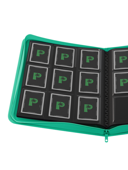 Collector's Series 9 Pocket Zip Binder - Turquoise