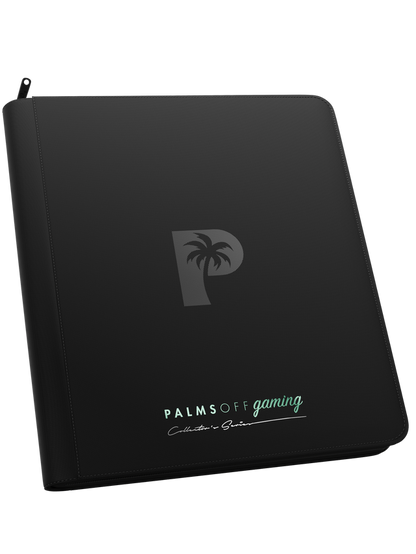 Collector's Series 12 Pocket Zip Binder - Black