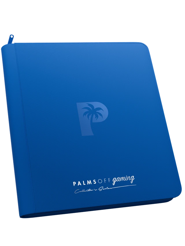 Collector's Series 12 Pocket Zip Binder - Blue