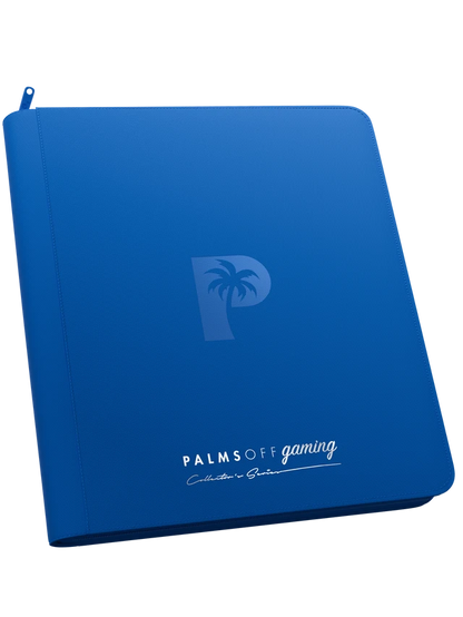 Collector's Series 12 Pocket Zip Binder - Blue