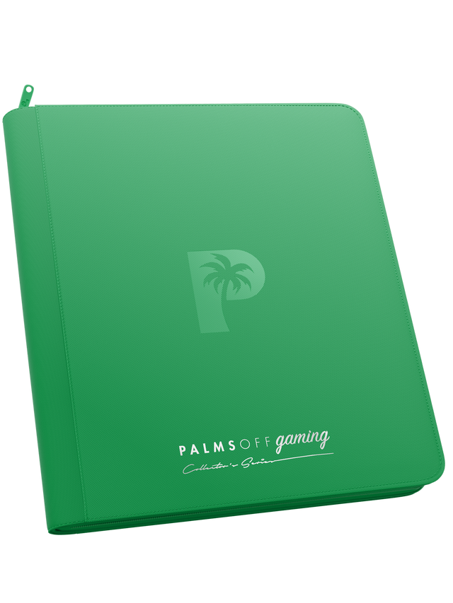 Collector's Series 12 Pocket Zip Binder - GREEN