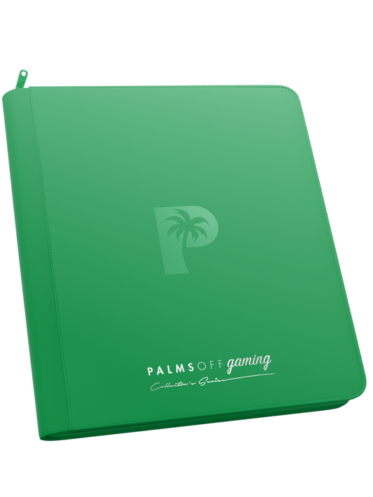 Collector's Series 12 Pocket Zip Binder - GREEN