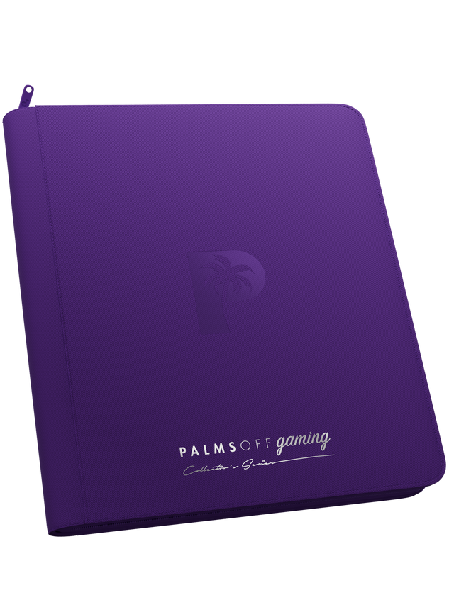 Collector's Series 12 Pocket Zip Binder - Purple