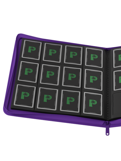 Collector's Series 12 Pocket Zip Binder - Purple