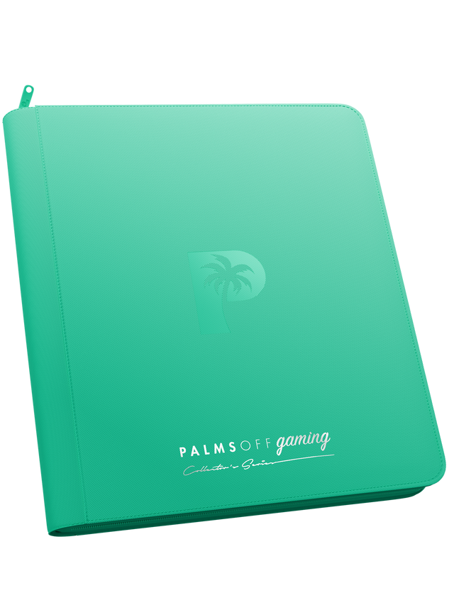 Collector's Series 12 Pocket Zip Binder - Turquoise