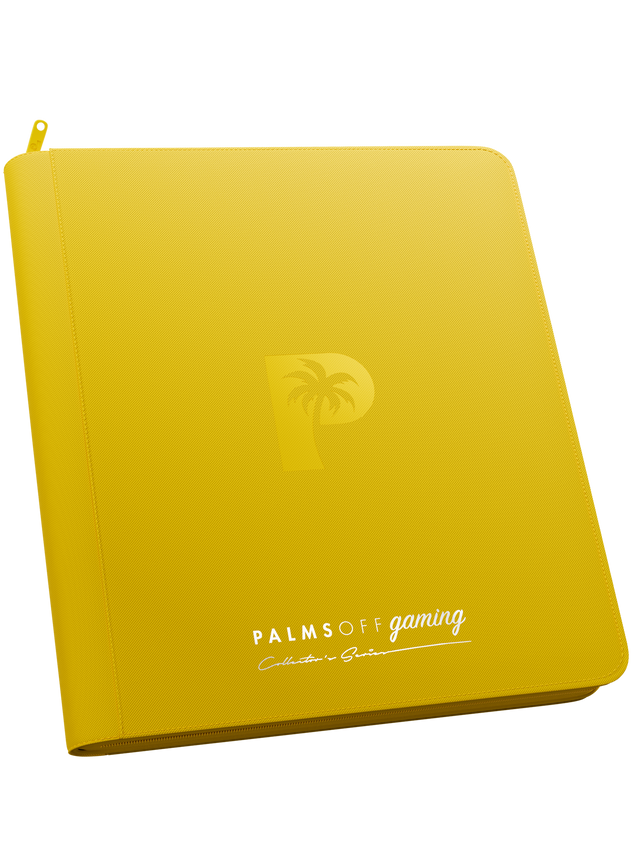 Collector's Series 12 Pocket Zip Binder - Yellow