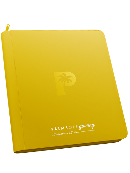 Collector's Series 12 Pocket Zip Binder - Yellow