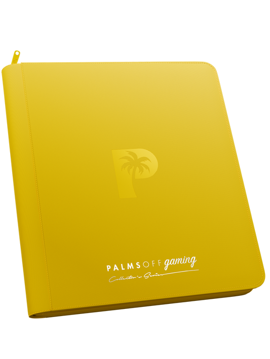 Collector's Series 12 Pocket Zip Binder - Yellow