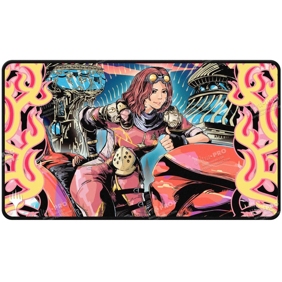Aetherdrift Chandra, Spark Hunter AR Enhanced Playmat for Magic: The Gathering