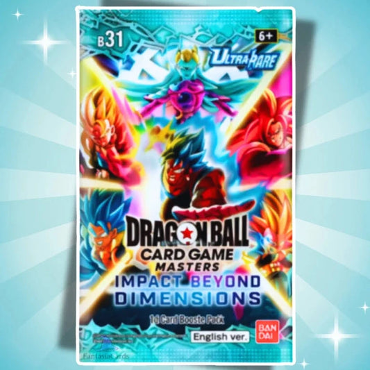 Dragon Ball Super - TCG -  Ultra Bout - Set 4 Impact Beyond Dimensions [B31] Booster Pack
