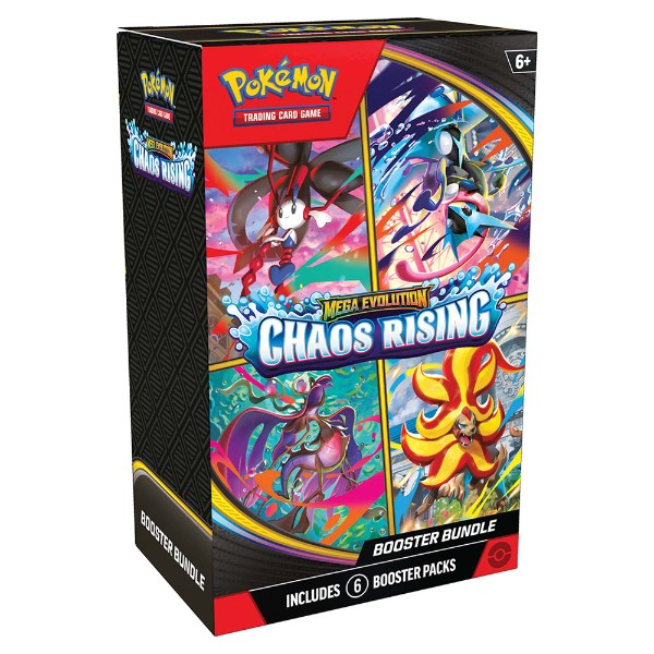 Pokemon - TCG - Mega Evolution Chaos Rising Booster Bundle (6 packs)