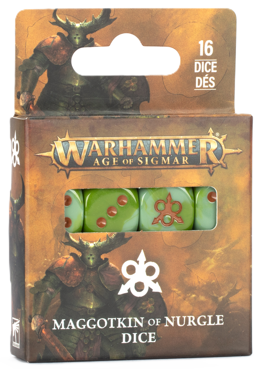 83-95 AGE OF SIGMAR: MAGGOTKIN OF NURGLE DICE
