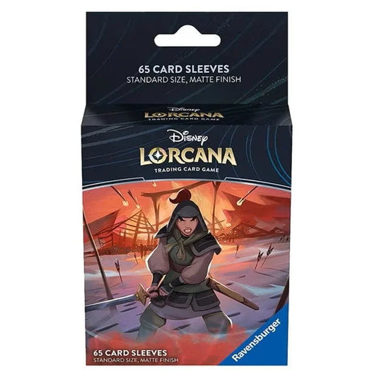 Disney Lorcana Trading Card Game: Rise of The Flood Shapes - Mulan Card Sleeves